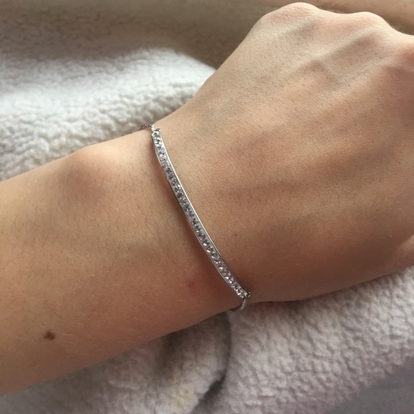Silver diamond Bracelet - Picture 1 of 4